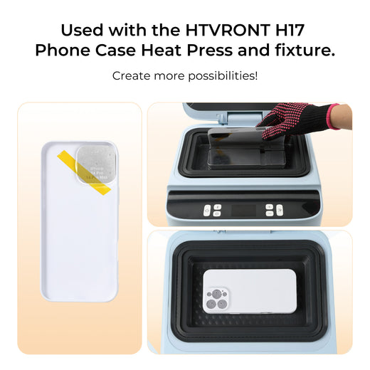 New iphone17 phone case arrival! CA HTVRONT Sublimation Blank Glossy Phone Case Set - 6 Pcs, For H17 Phone Case Heat Press