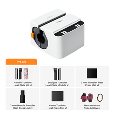 White tumbler heat press machine - Pro Kit