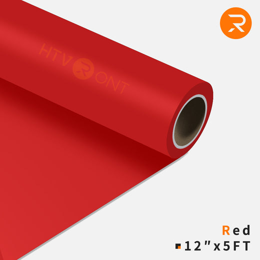 CA HTVRONT Heat Transfer Vinyl Roll - 12"x5 Ft (13 Colors）