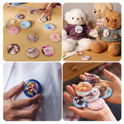 CA HTVRONT 58mm Sublimation Badge - 3 Pcs