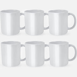 CA HTVRONT Sublimation Mug Blanks  11 oz - 6 Pack