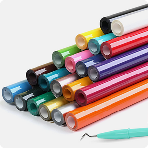 CA HTVRONT Heat Transfer Vinyl Bundle - 12'' x 3 FT (20 Colors)