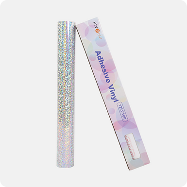 Holographic Sparkle Adhesive Vinyl Roll - 12 x 10 FT (4 Colors)