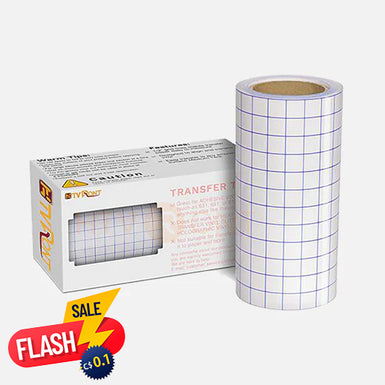【Best Deal】Clear Vinyl Transfer Tape Roll: 6" x 10 Ft (2 Colors)