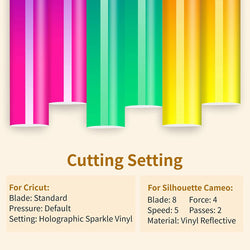 Hot Color Changing Adhesive Vinyl Bundle - 12" x 10" 8 pack [Clearance]