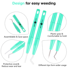 CA HTVRONT Weeding Tools Bundle - 4 pcs