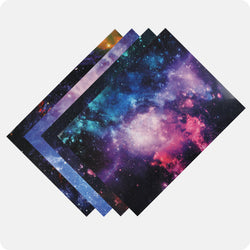 Galaxy Heat Transfer Vinyl Sheet - 11.8"x8.5" 13 Pack (4 Assorted Colors) [Clearance]