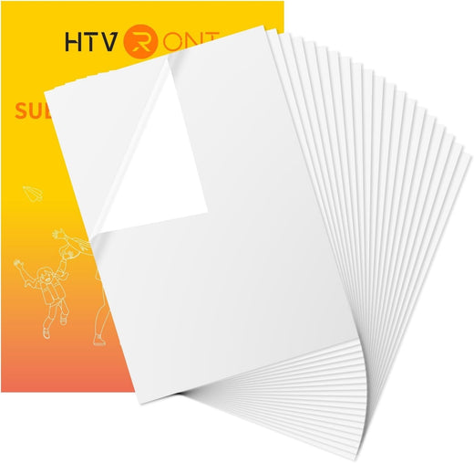 CA HTVRONT Sublimation Waterproof Sticker Paper - 20 Pcs